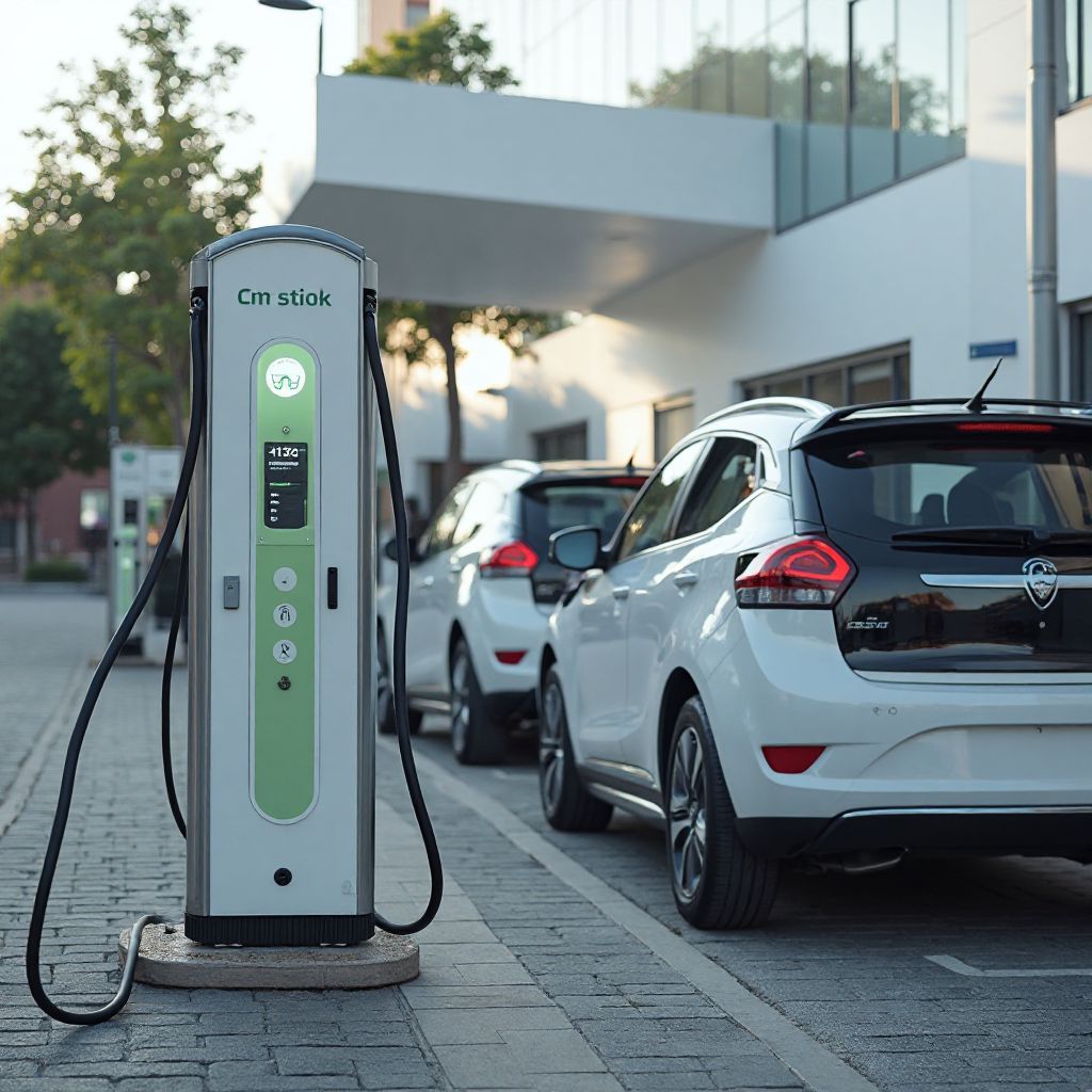 Estación de carga corporativa